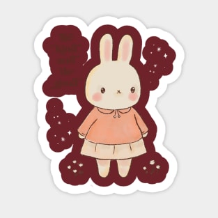 Bunny Be Kind Sticker